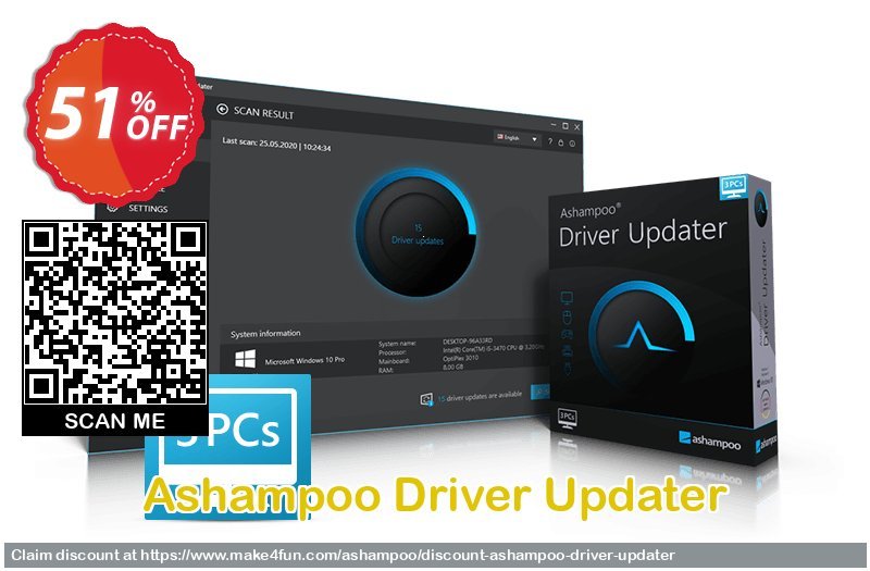 Ashampoo Driver Updater coupon codes for Mom's Special Day with 80% OFF, May 2025 - Make4fun