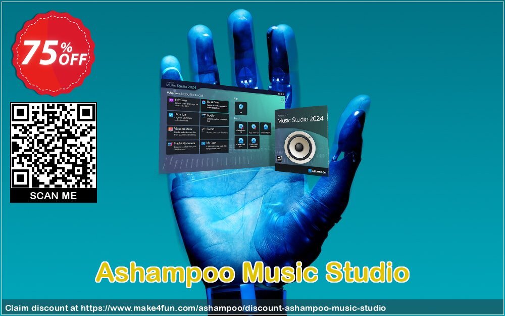 Ashampoo Music Studio coupon codes for May Celebrations with 80% OFF, May 2025 - Make4fun