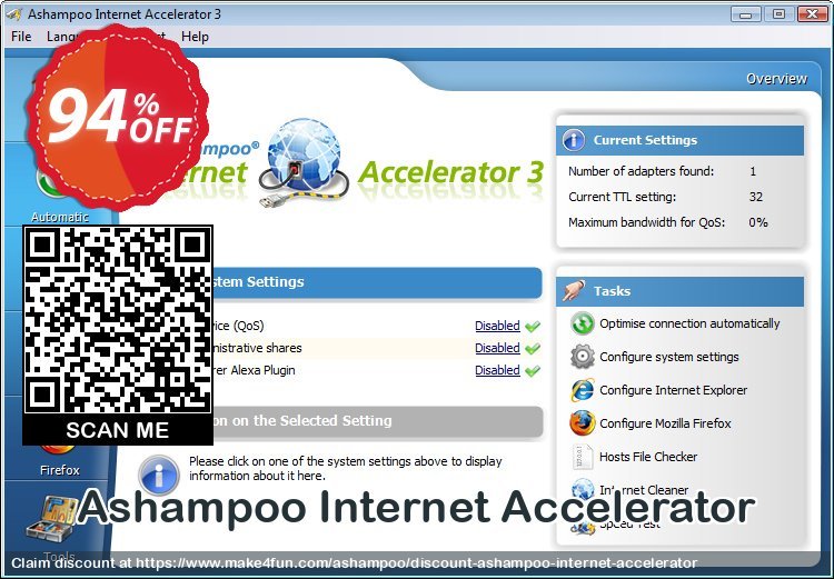 Ashampoo internet accelerator coupon codes for #mothersday with 95% OFF, May 2024 - Make4fun