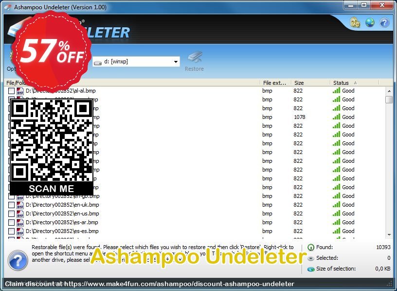 Ashampoo Undeleter coupon codes for Space Day with 60% OFF, May 2025 - Make4fun