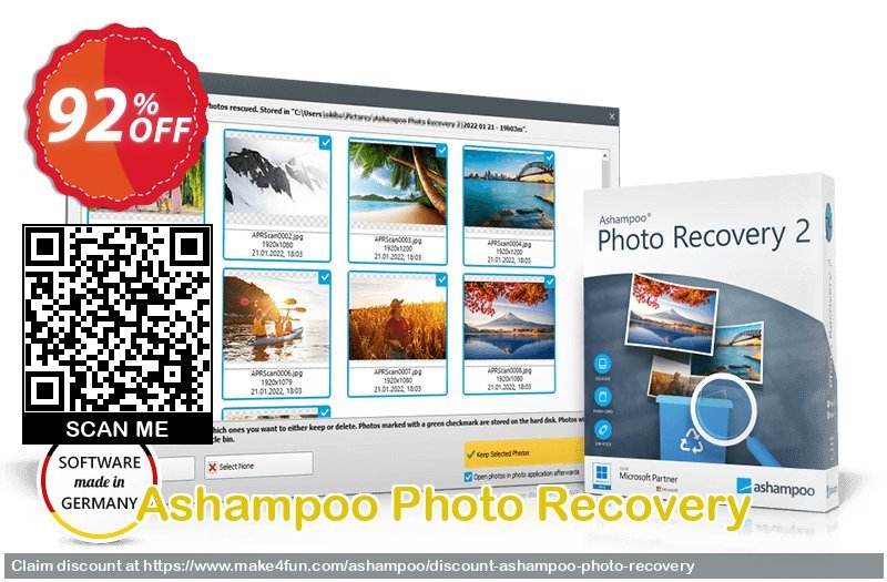 Ashampoo Photo Recovery coupon codes for Mom's Special Day with 95% OFF, May 2025 - Make4fun