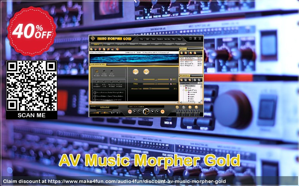 Av Music Morpher Gold coupon codes for May Celebrations with 45% OFF, May 2025 - Make4fun