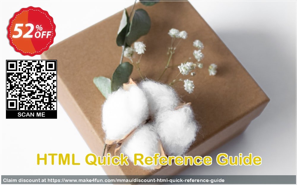Html Quick Reference Guide coupon codes for Teacher Appreciation with 55% OFF, May 2025 - Make4fun
