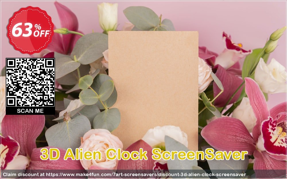 3d Alien Clock Screensaver coupon codes for #mothersday with 65% OFF, May 2025 - Make4fun