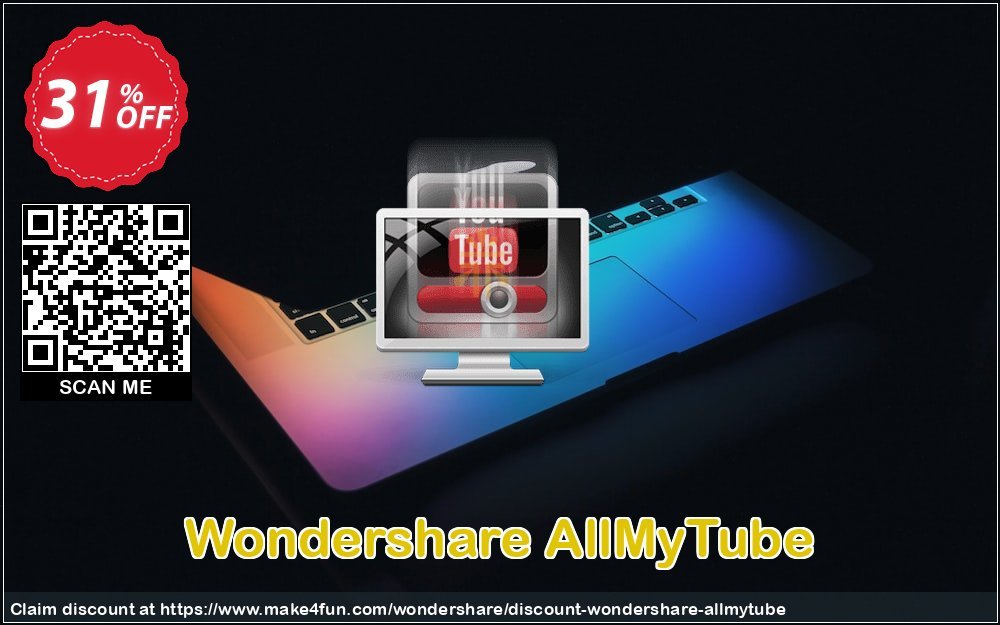 Wondershare Allmytube coupon codes for May Celebrations with 45% OFF, May 2025 - Make4fun