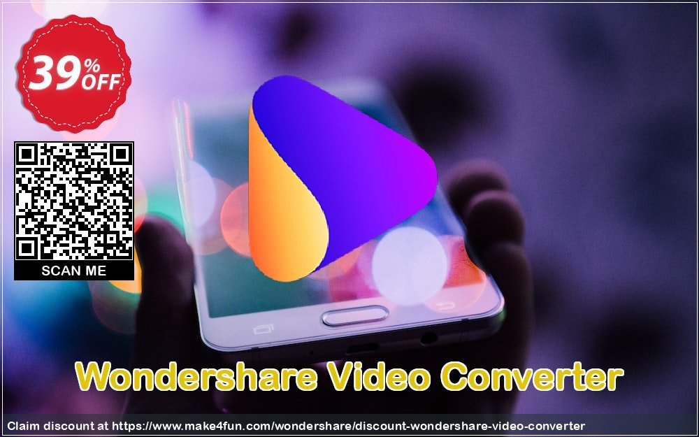 Wondershare video converter coupon codes for Mom's Special Day with 40% OFF, May 2024 - Make4fun