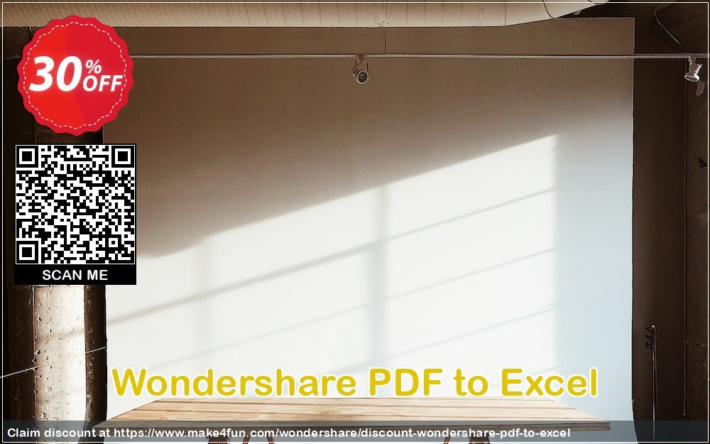 Wondershare Pdf To Excel coupon codes for Bike Commute Day with 35% OFF, May 2025 - Make4fun