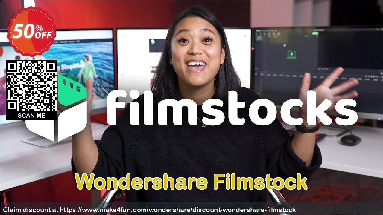 Wondershare Filmstock coupon codes for May Celebrations with 55% OFF, May 2025 - Make4fun