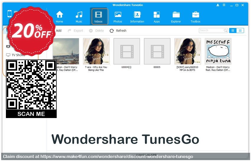 Wondershare tunesgo coupon codes for Teacher Appreciation with 35% OFF, May 2024 - Make4fun