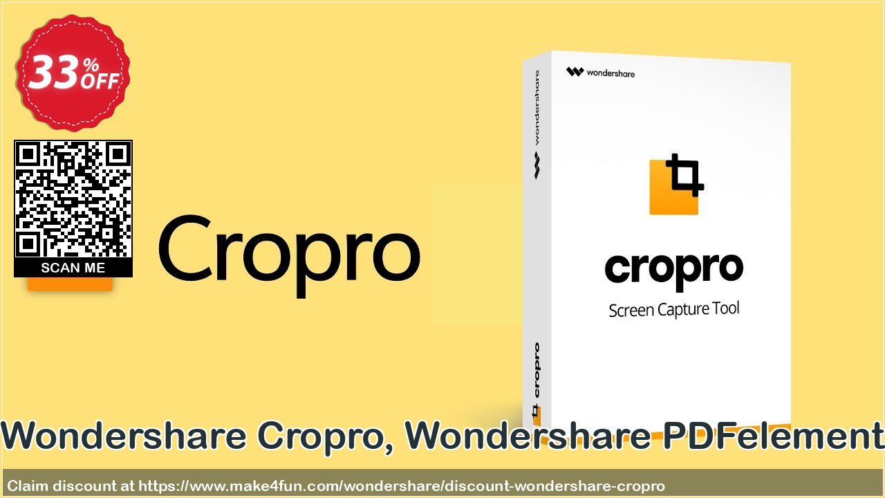 Wondershare Cropro coupon codes for Space Day with 35% OFF, May 2025 - Make4fun