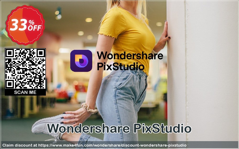 Wondershare Pixstudio coupon codes for May Celebrations with 35% OFF, May 2025 - Make4fun