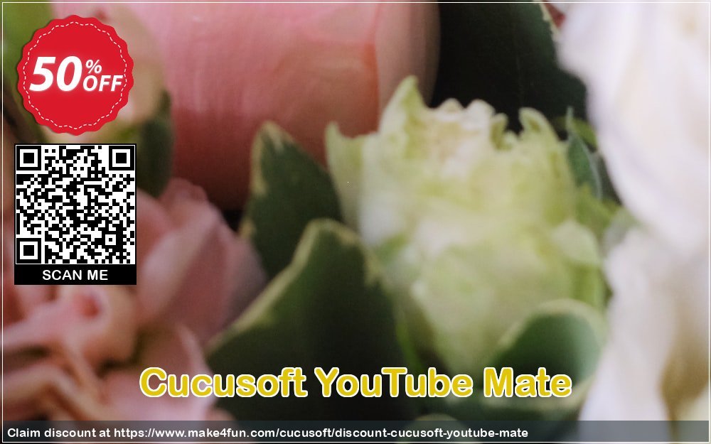 Cucusoft youtube mate coupon codes for Mom's Special Day with 55% OFF, May 2024 - Make4fun