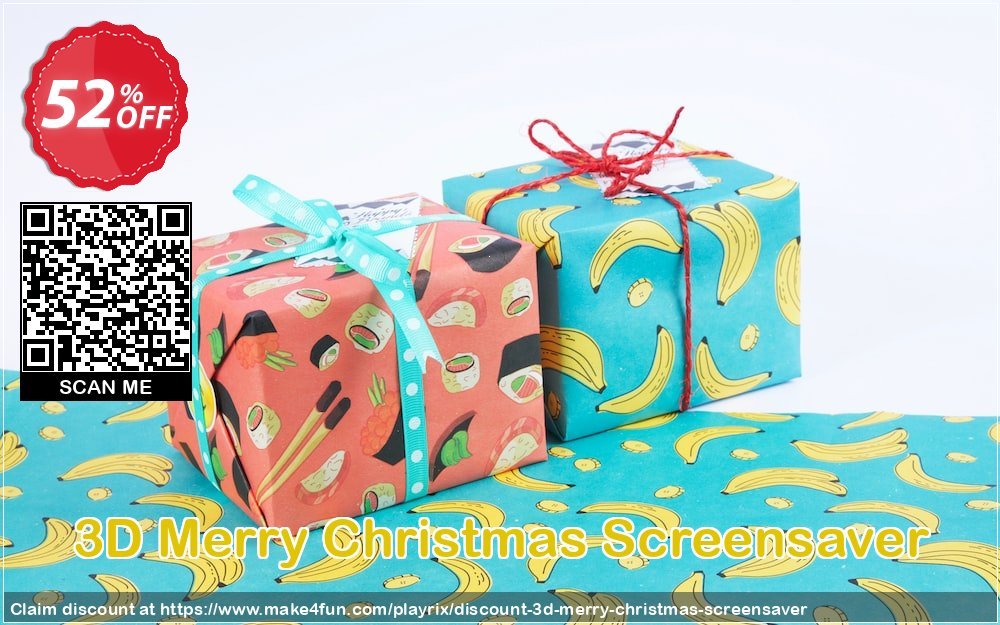 3d Merry Christmas Screensaver coupon codes for Mom's Special Day with 55% OFF, May 2025 - Make4fun