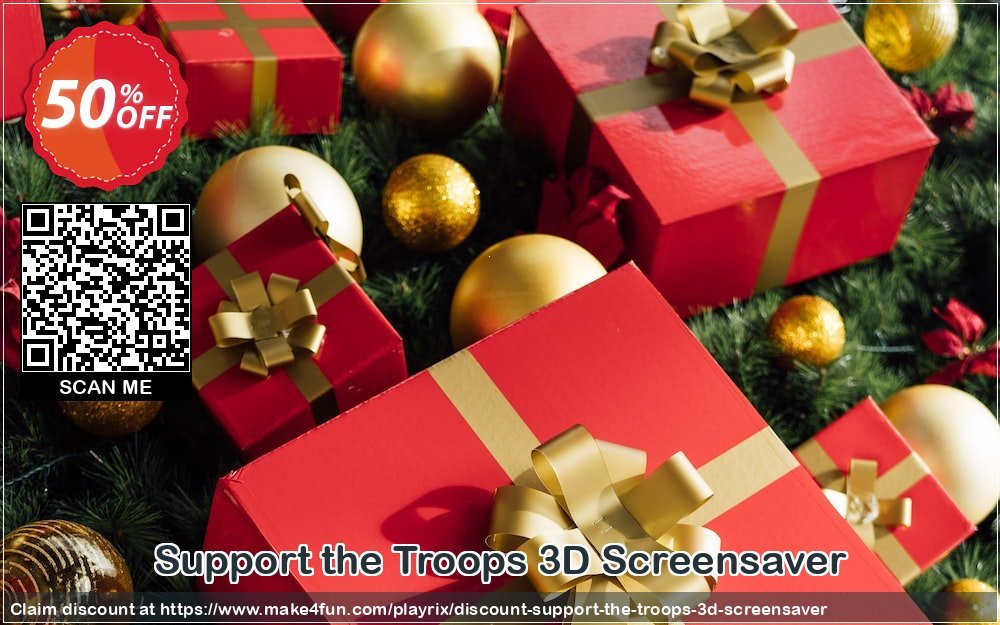 Support The Troops 3d Screensaver coupon codes for Mom's Special Day with 55% OFF, May 2025 - Make4fun