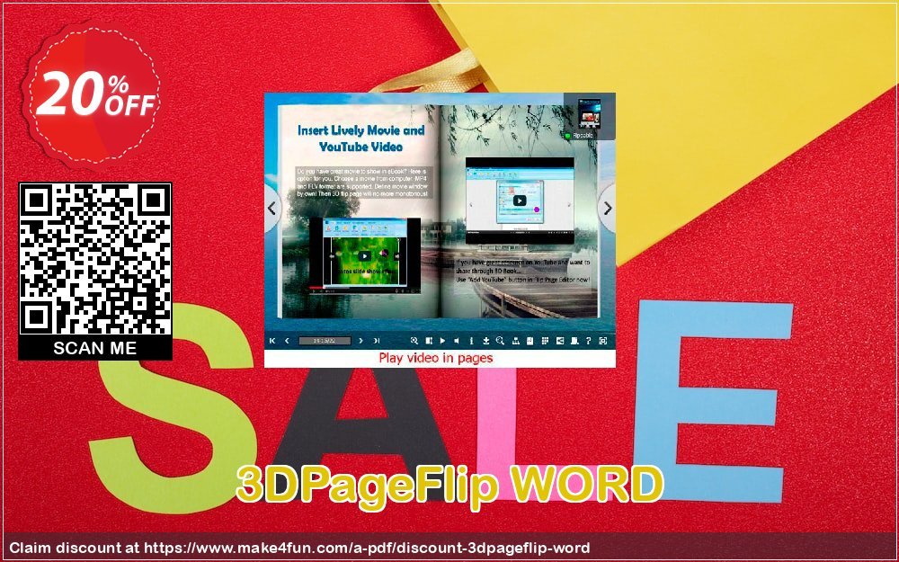 3dpageflip word coupon codes for Mom's Special Day with 25% OFF, May 2024 - Make4fun