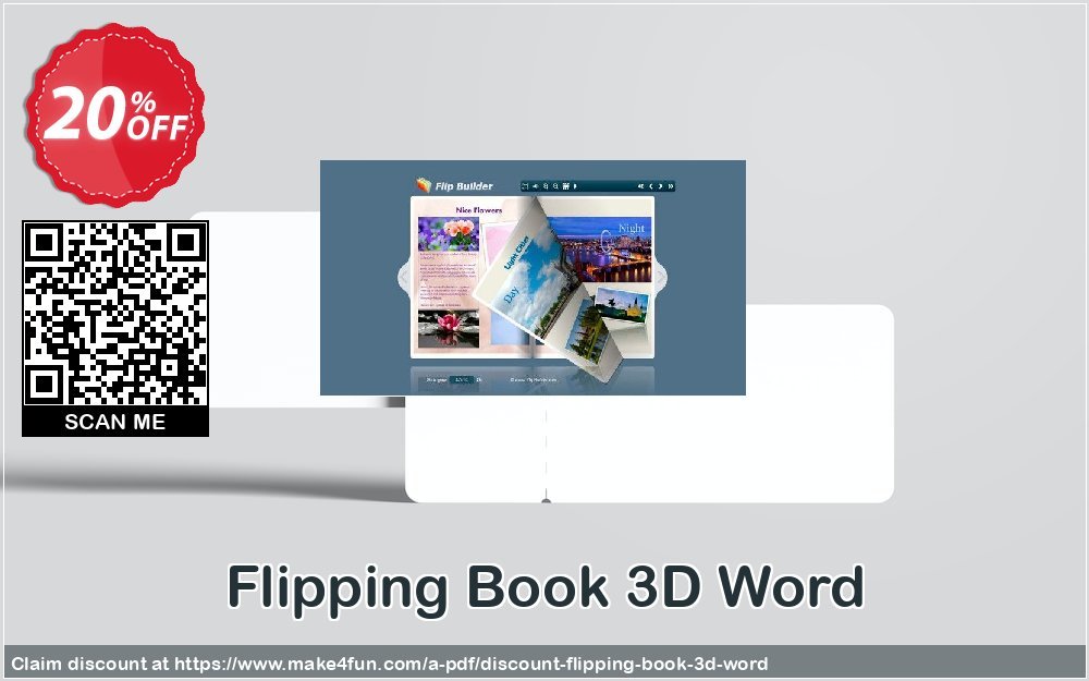 Flipping Book 3d Word coupon codes for May Celebrations with 25% OFF, May 2025 - Make4fun