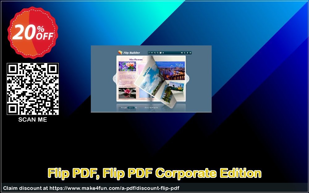 A-PDF FlipBuilder Coupon discount, offer to 2025 Donut Day